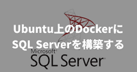 Ubuntu上のDockerにSQL Serverを構築する