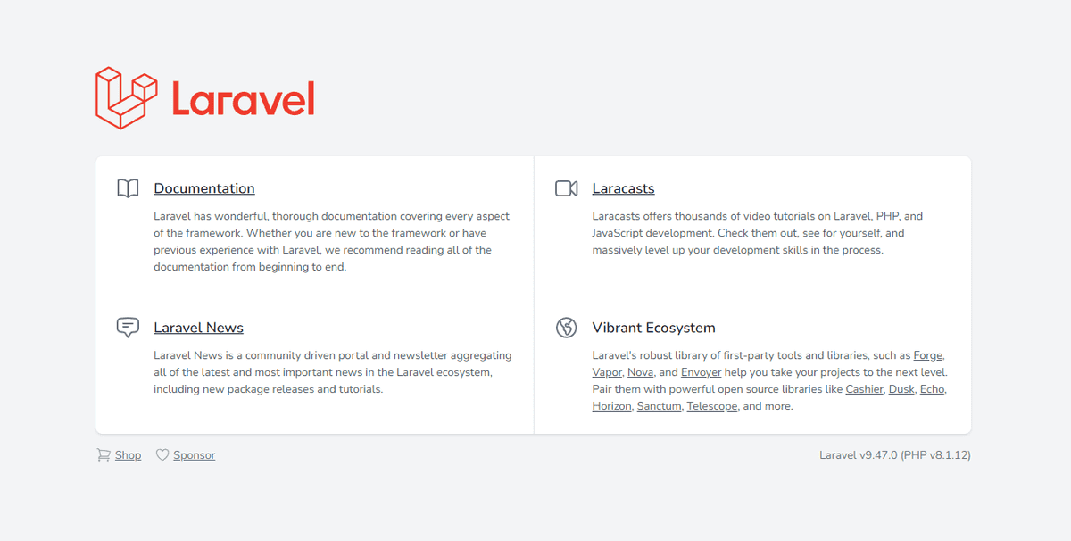 laravel-top-page